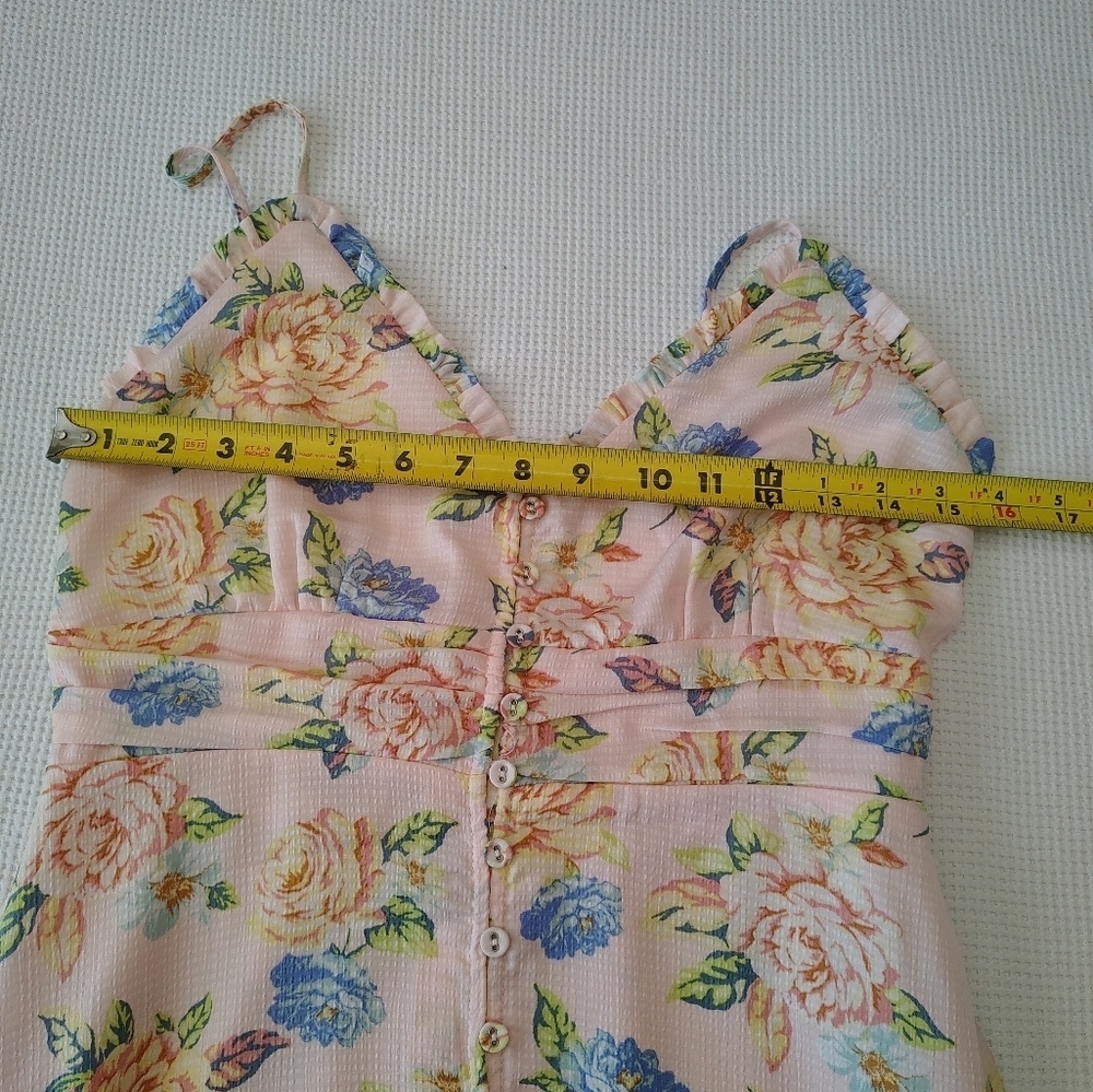 Forever 21 Floral Print Spaghetti Strap Dress Size M - Picture 6 of 10